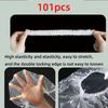 Increase Disposable Dust Cover, Universal Kitchen Transparent Air Fryer, Elastic Belt Dust Cover