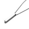 Luoler Mens Necklace Geometric Rectangle Square Pendant Necklaces for Women Gold Silver Black Charm Fashion Jewelry Gifts Trendy