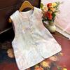 Cardigan Vest Vest Embroidered Vest Women's Summer New Fresh and Versatile Fashion Temperament