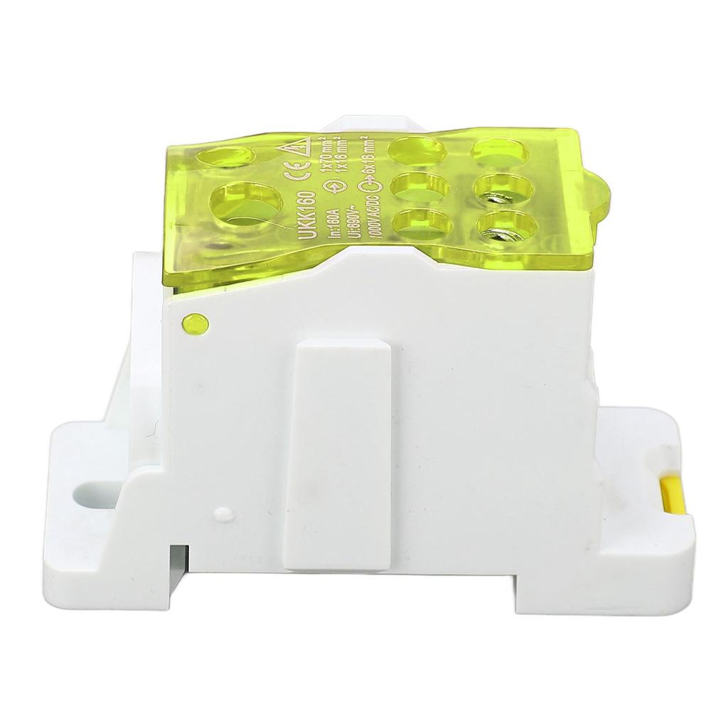 Terminal Distribution Box 690V 160A DIN Rail Terminal Block Power Junction Box for Electricity