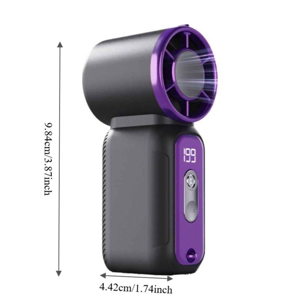 Powerful Wind Super Mini Handheld Fan USB Rechargeable Turbo Fan New Handheld Turbo Fan Summer