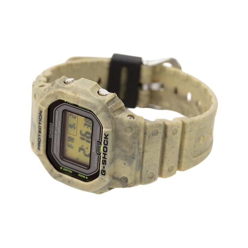 Casio Водонепроницаемые спортивные и повседневные часы на солнечной батарее с кварцевым механизмом, полимерный ремешок, японско-корейские часы для мужчин и женщин, желтый циферблат GW-B5600SL-5JF