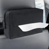 Wear-resistant Car Tissue Box Nappa Leather Paper Towel Organizer  Car Seat Head Back