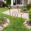 Rustproof Snail Shape Yard Art Weather Resistant Plant Snail Stake  Patio Porch