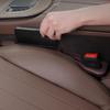 2pc Car Seat Gap Filler Organizer Pu Waterproof Car Seat Gap Plug Strip with 2 Grooves Seat Gap Storage Auto Interior Accessorie