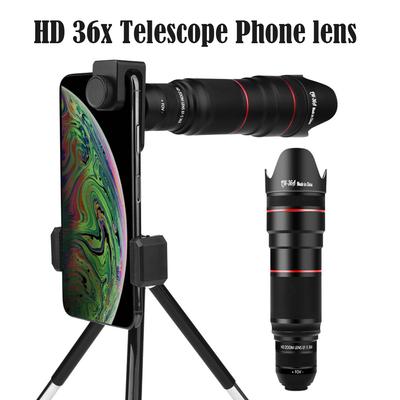 HD 36x телескопический телефонный объектив профессиональный телезум-объектив со штативом для iPhone 15 14 13 12 Pro Max смартфонов Samsung