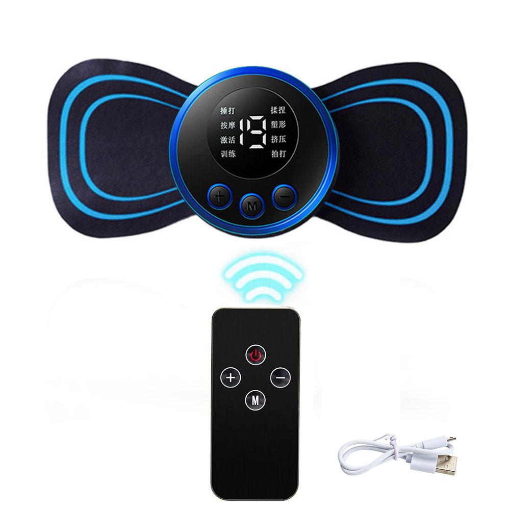 Ems Smart Mini Massage Sticker Портативный электрический массажер для шеи и плеч, физиотерапевтический прибор для шейного массажа