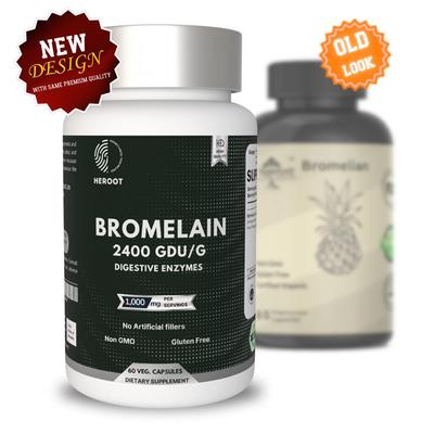 Бромелайн 1000 мг антиоксидант пищеварительный фермент капсулы иммунная поддержка