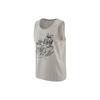 Спортивная футболка без рукавов с круглым вырезом и мультяшным принтом, мужские топы, серая FV1280-104