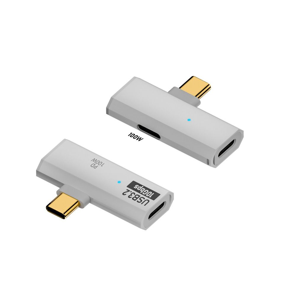 PD 100W 2 In 1 OTG Splitter 20V 5A USB-C To USB 3.2 Adapter Type-C Charging Converter