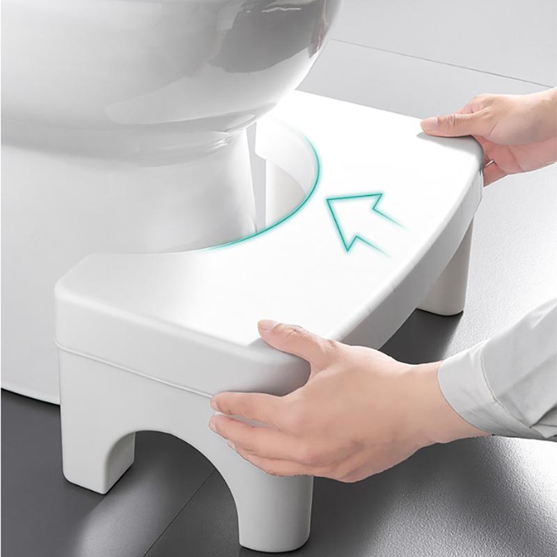 Табурет для туалета подставка для ног туалетный артефакт для приседаний пластиковый утолщенный ножки на маленьком табурете детская нескользящая подушка подставка для ног