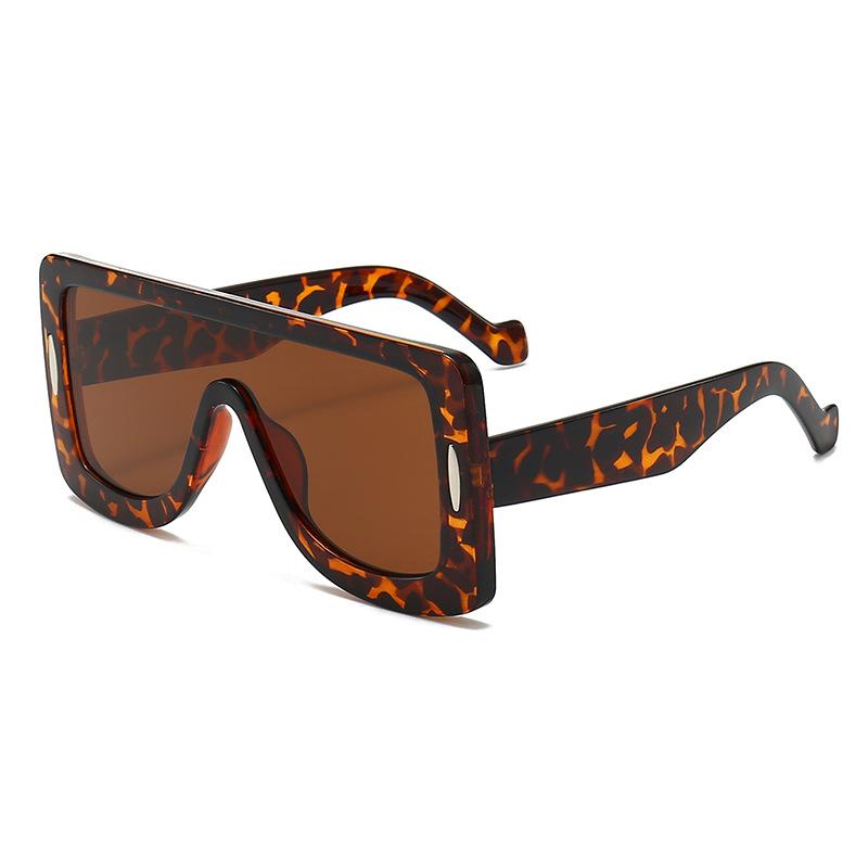 Солнцезащитные очки Интегрированные линзы Модные солнцезащитные очки с большой оправой Персонализированные очки Очки