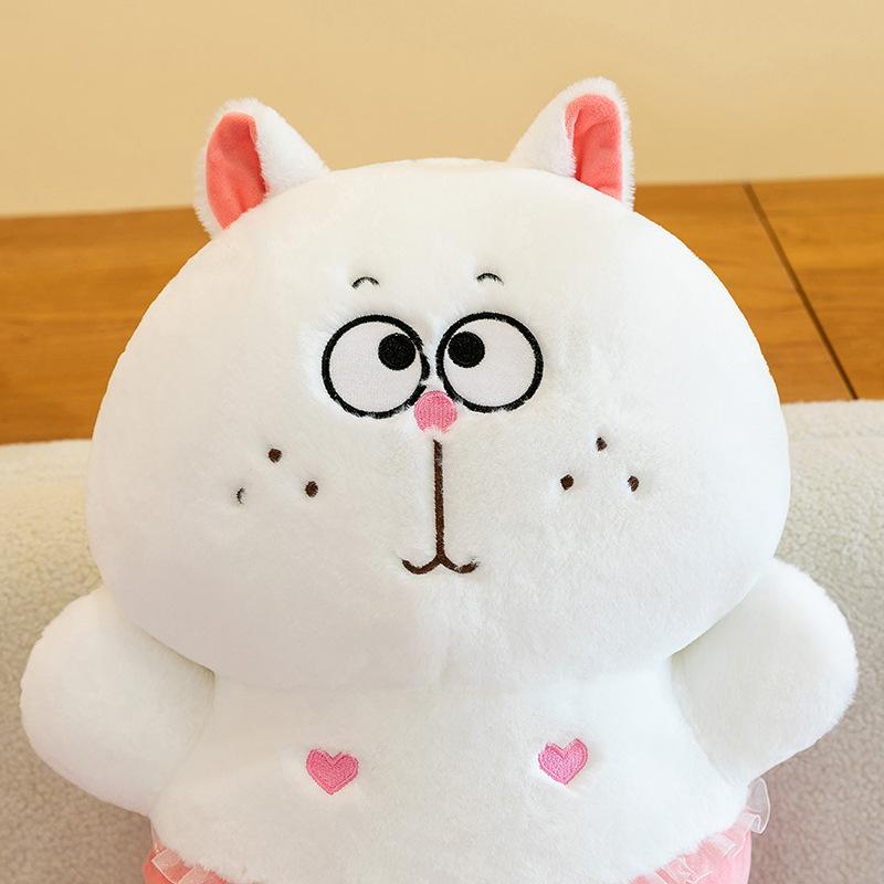 Креативная кукла-кошка русалка плюшевая игрушка милая большая полоска подушка для бросания подарок подушка для кровати