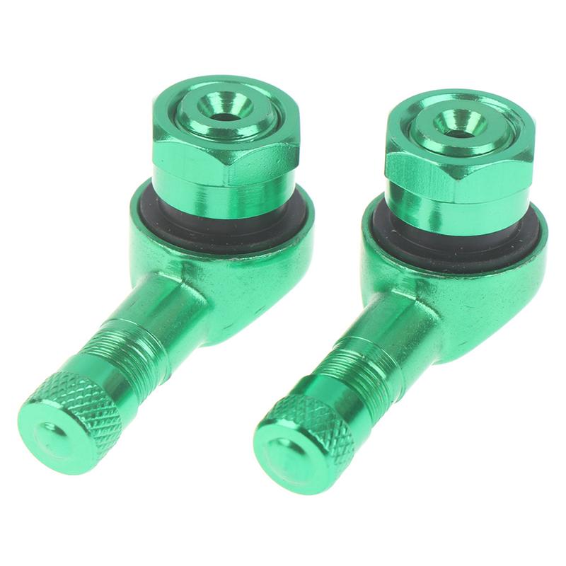 2 шт. мотоцикл с ЧПУ, угол 90 градусов, колесо, стержень шины, бескамерный клапан, алюминий