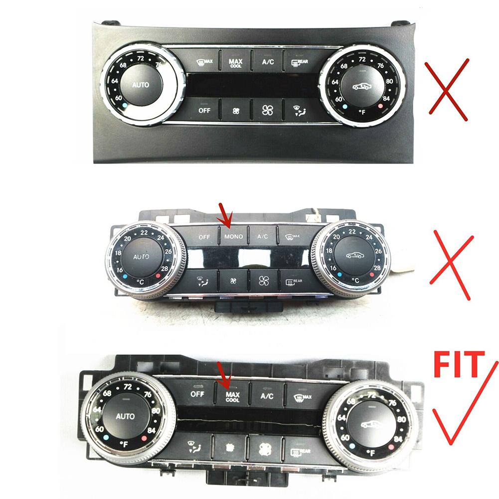 Стильная кнопка переключения климат-контроля A/C для Mercedes C GLK C204 W204 D Type Очаровательный роскошный дизайн Идеальная установка