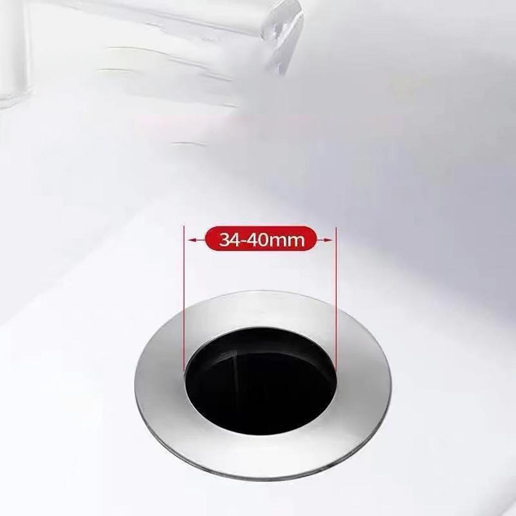 Универсальный донный клапан с пружинным механизмом, фильтр для раковины с уловителем, донный клапан для раковины, тип легкого нажатия