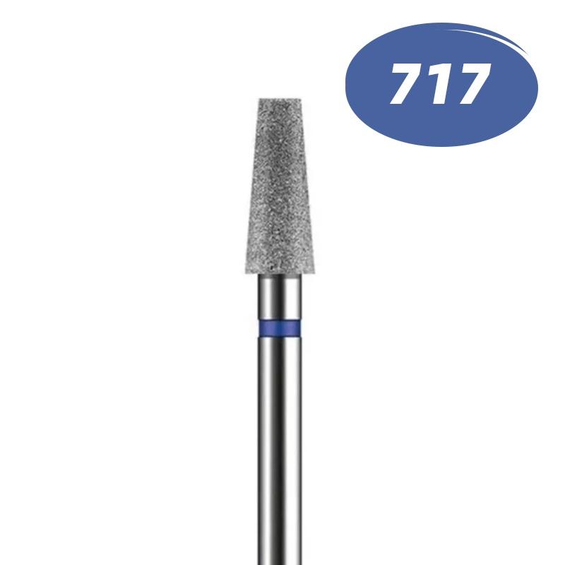 Алмазное сверло 718M 720M Удаление омертвевшей кожи Полировка гелем Аксессуары для ногтей