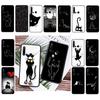 Black Cat Phone Case For Huawei P50 Pro P30 P40 Lite P40Pro P20 Lite P10 Plus Mate 20 Pro Mate20 X