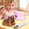 Simulation Rabbit Pudding Set Feeding Toy Food Feeding Play House Toys  for Friend