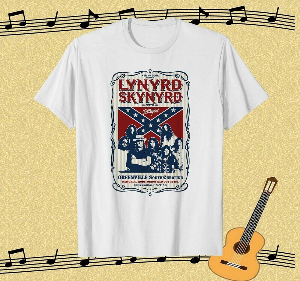 Футболка унисекс с принтом тура Lynyrd Skynyrd 1977 года