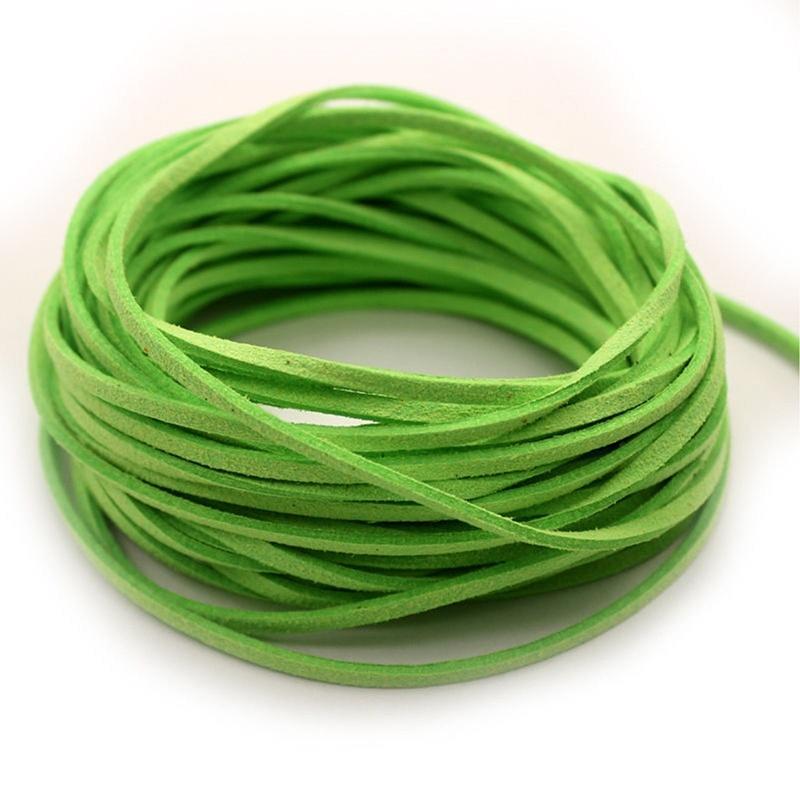 1M 3mm Manual Accessories Suede Leather String Jewelry Making Bracelet DIY Thread Cord