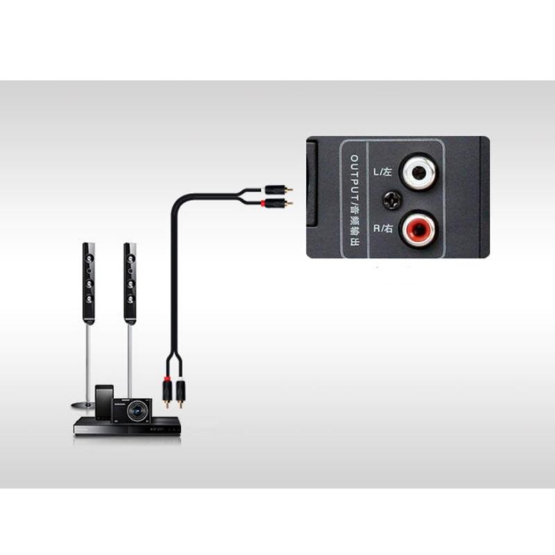 Аудиокабель 2RCA на 2 RCA «папа-папа» с позолоченными RCA разъемами для домашнего кинотеатра, DVD, ТВ, усилителя, CD, саундбокса
