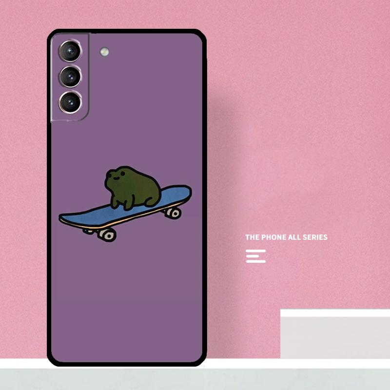 Милый Мультяшный Лягушонок Чехол для Телефона Для Samsung Galaxy S25 S26 Ultra S20 S21 S22 S23 S24 S10 Plus S25 FE Чехол