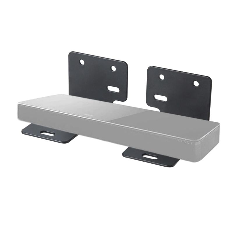 Soundbar Wall Mount Universal Drywall Sound Bar Wall Brackets Works with Most Soundbars Adjustable Removable Mounting