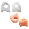 2Pcs Toe Straightener Comfortable Multi-sizes Silicone Bunion Relief Gel Toe Separator for Elder
