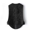 Vintage Style Vest with Buckle and Spring Elegant Floral Design – for Women's High-end Outfits