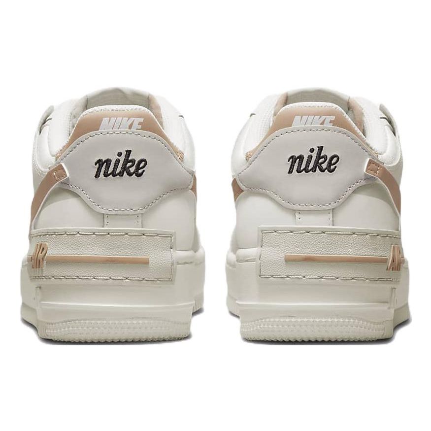 Nike Женские кроссовки Air Force 1 Shadow Sail Hemp White Fossil Light-Bone CI0919-116