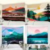 Mountain Sunrise Home Art Wall Hanging Office Living Room Tapestry Home Wall Decoration Tapestry