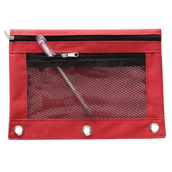 Сумка-карандаш большой емкости с сетчатыми окнами на молнии, сумка для хранения канцелярских принадлежностей, сумка для карандашей, школьная