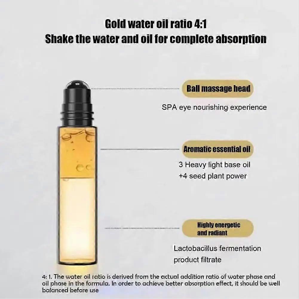 Retinol Anti-Wrinkle Eye Serum Oil, Eye Repair Stick, Under Roller Essence Oil for Eyebags and Dark Circles, Reduces Fine Lines, Anti Wrinkle Serum Fo