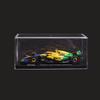 Ббураго 1:43 MCL38 F1 McLaren 2024 Гран-при Майами Масштабная модель автомобиля из сплава Литая модель №4 Ландо Норрис №81 Оскар Пиастри Игрушка