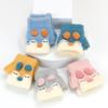 Cute Cartoon Children's Gloves Knitted Warm Gloves New Fingerless Mitten  Autumn Winter