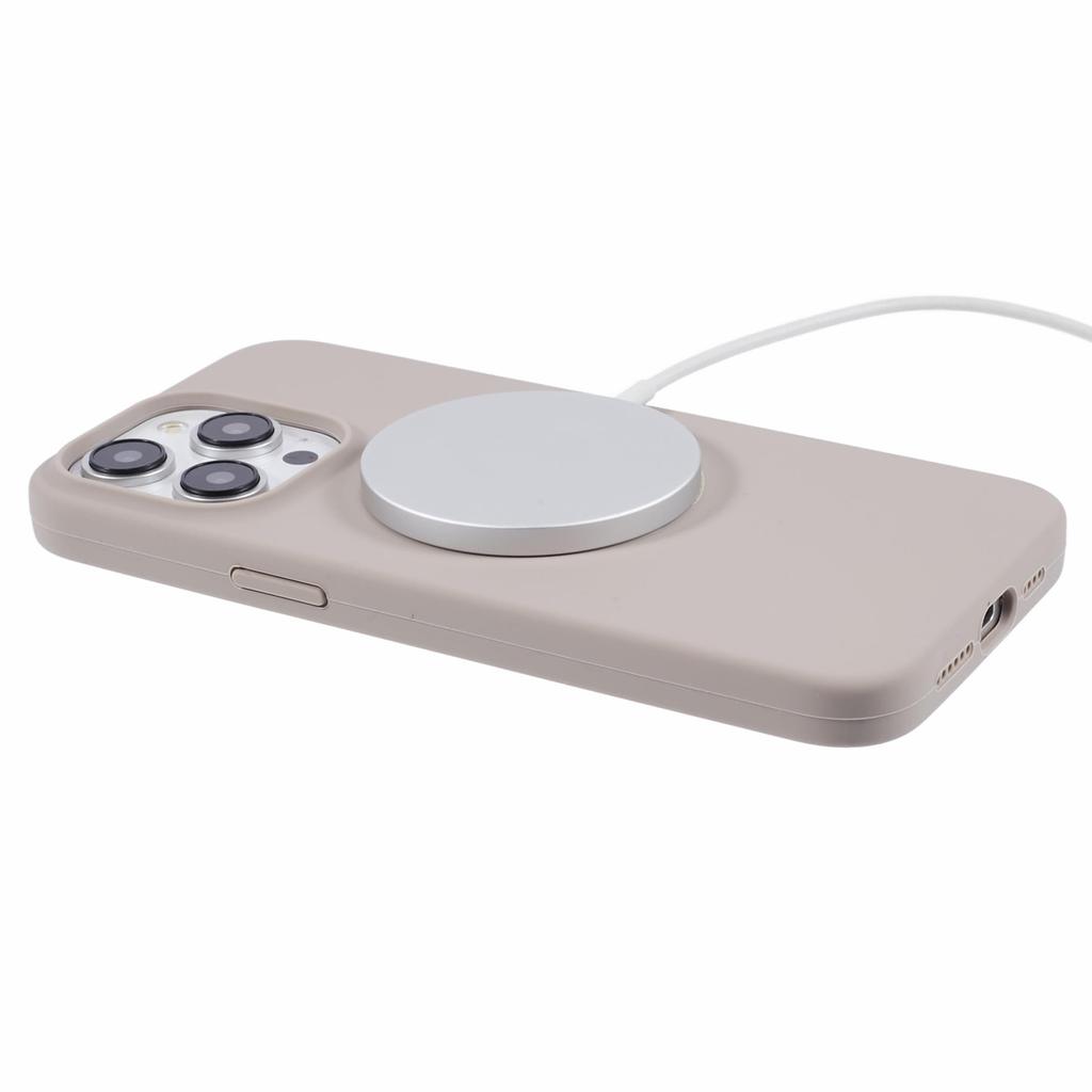 BJT Series For iPhone 14 Pro Max Case TPU+Silicone Fabric Lining Protective Shell Compatible with MagSafe