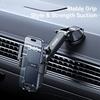 USAMS ZJ086 Car Dashboard Phone Mount One-Touch Release Rotating Phone Holder Support Horizontal/Vertical Views