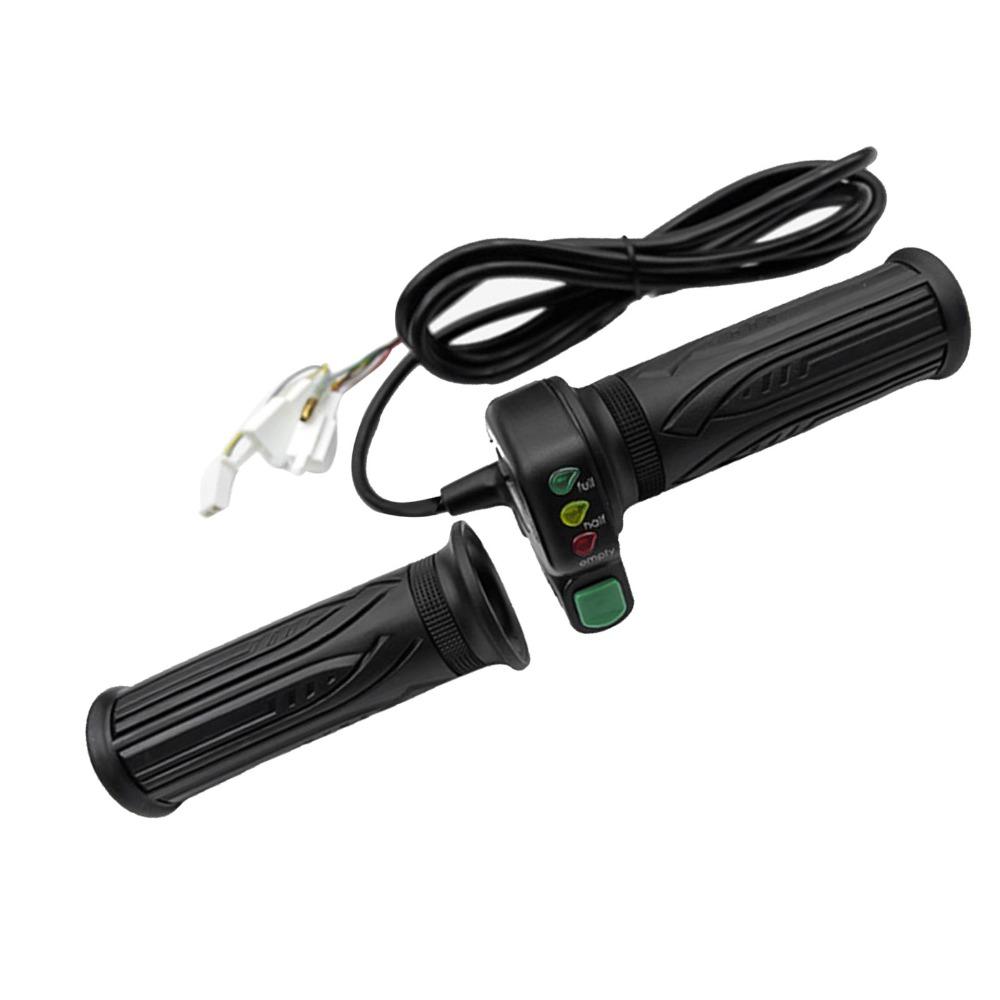 Plastic Electric Bike Throttle Grip Black E-Bike Speed Throttle  E-Bike Speed Control