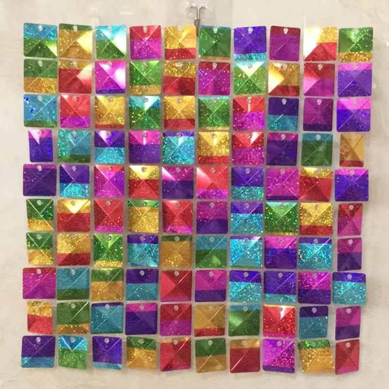 Diamond Shimmer Wall Panels Sequins Backdrop Events Home Decor Birthday Party Decor