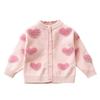 Вязаный кардиган для девочек 1-6 лет