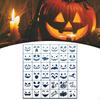 36x Halloween Face Painting Stencils Pumpkins Drawing Templates for