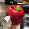Органическая смола Фруктовая салфетница Декоративная текстурированная оранжевая емкость для салфеток Водонепроницаемый симпатичный бумажный ящик-органайзер Декор