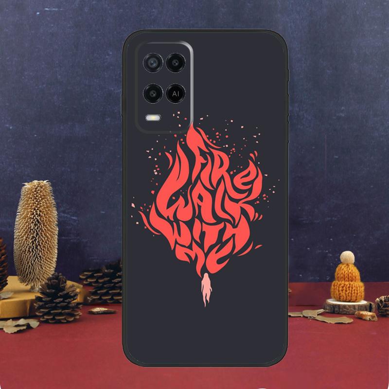 Чехол Fire Walk With Me Twin Peaks для Oppo A5 Pro A6 A15 A18 A38 A58 A78 A98 A54 A74 A94 A17 A57 A80 A60 A40 A16 A76 A96