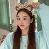 Cute Plush Girls Wash Face Make up Korea Style Headband Women Accessories Lace Hair Band Cat Ears