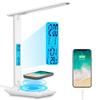 Legula LED Desk Lamp, Multifunctional Folding Table Lamp with Clock, Alarm, Temperature Display, and Smartphone Stand, Three Color Temperatures, 5
