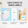 D11 Принтер для этикеток Карманный смартфон Gap Label Maker BT Беспроводная термопечать Поддержка 203DPI