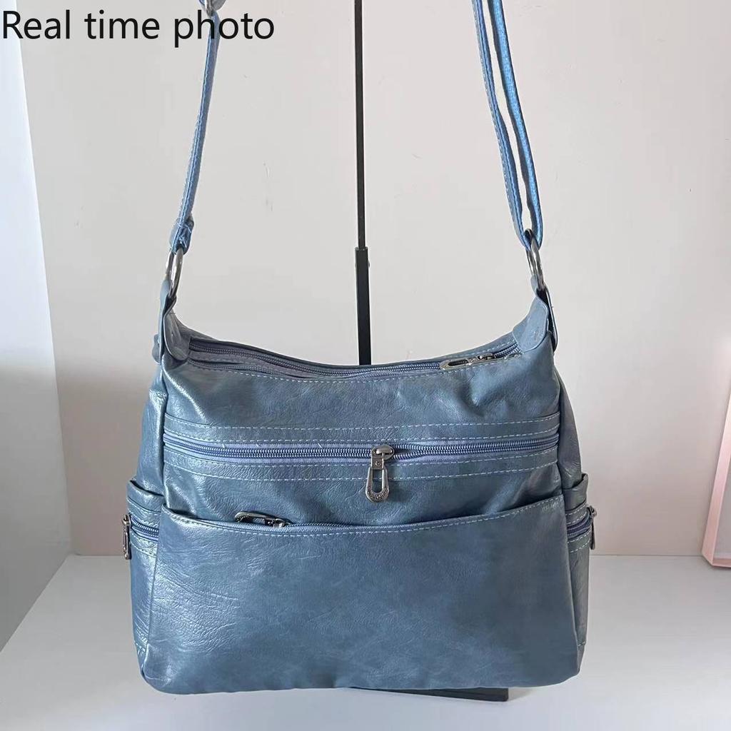 Роскошная сумка-мессенджер из искусственной кожи, винтажная женская ручная сумка, большая вместительная повседневная сумка-хобо, кошелек, женские сумки через плечо