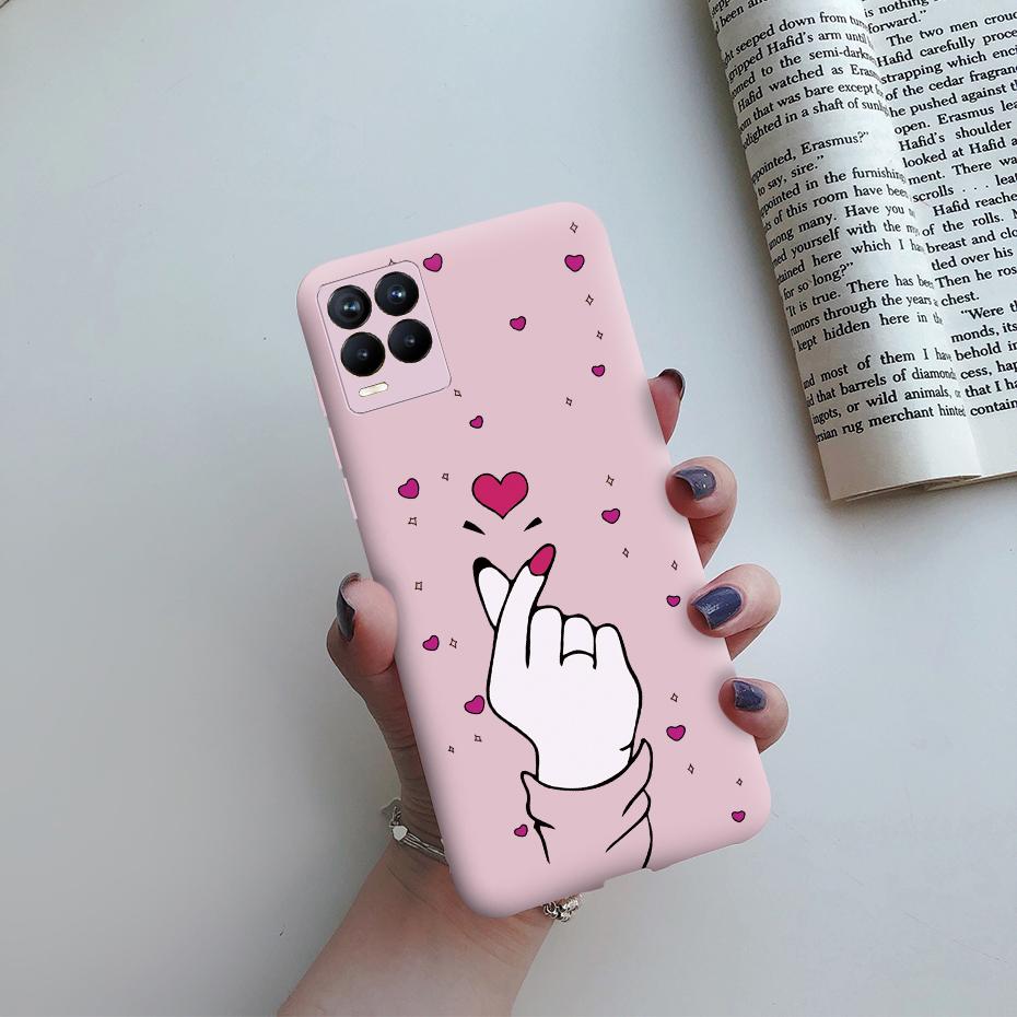 Чехол для Oppo Realme 8 Pro Милый Расписной ТПУ Силикон Ударопрочный Мягкий Задняя Крышка Телефона для Realme 8 Pro Глобальная Версия 6.4" Чехол