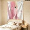Franxx Zero Two Wall Tapestry Aesthetic Wall Hanging Printed Fabric Blanket Decorative Tapestries For Bedroom Living Room Home Decor